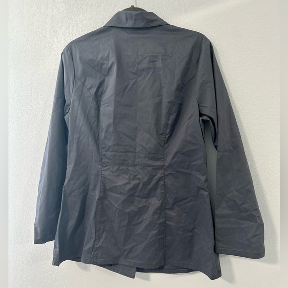Dickies Women's Gen Flex Youtility Lab Coat Size Medium Gray Pockets Stitching - Picture 3 of 4